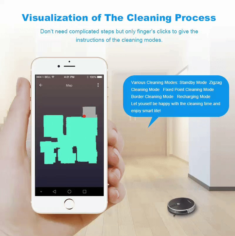 HAYYAT™Smart Robotic Vacuum Cleaner