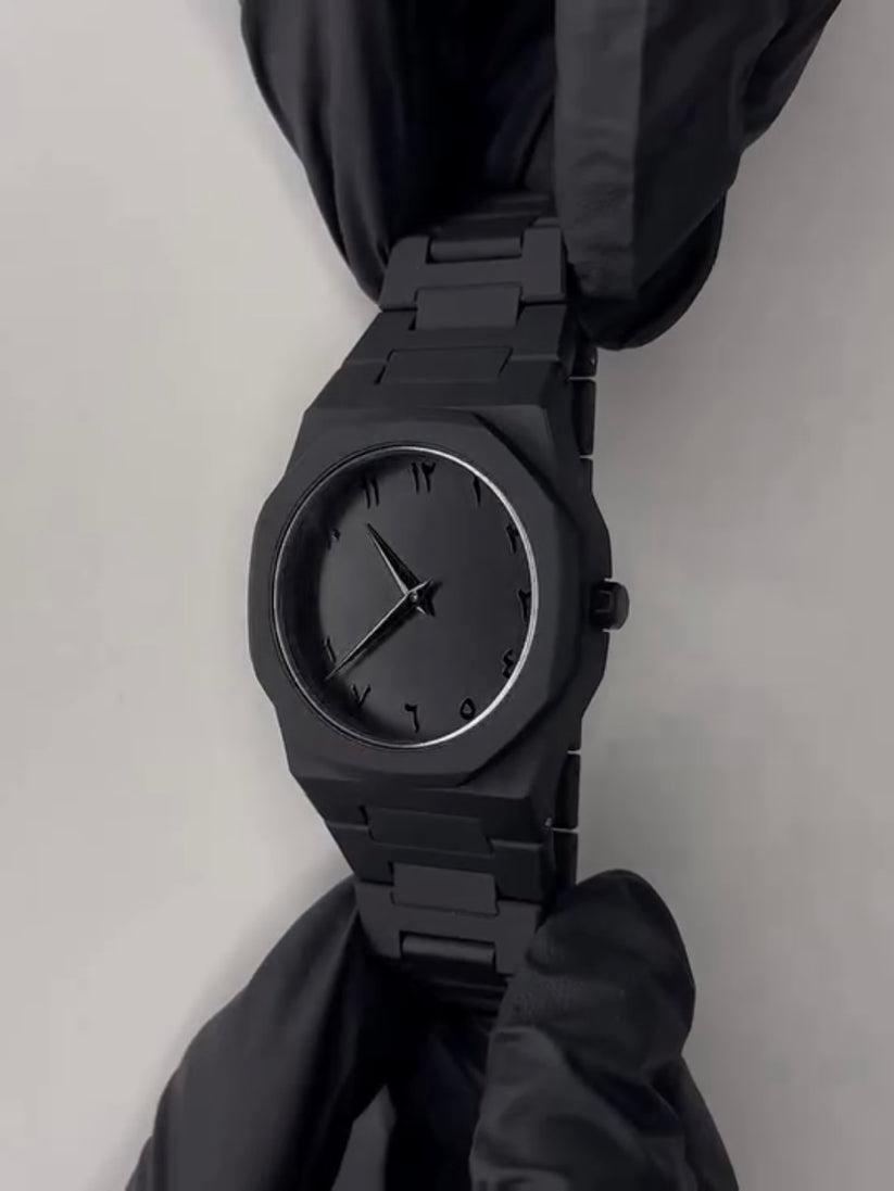 HAYYAT™Black Arabic Aura Watch