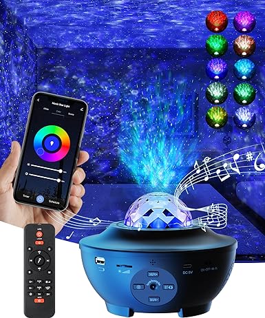 HAYYAT™ Galaxy Ocean Light Projector – بروجكتر ضوء المجرة والمحيط
