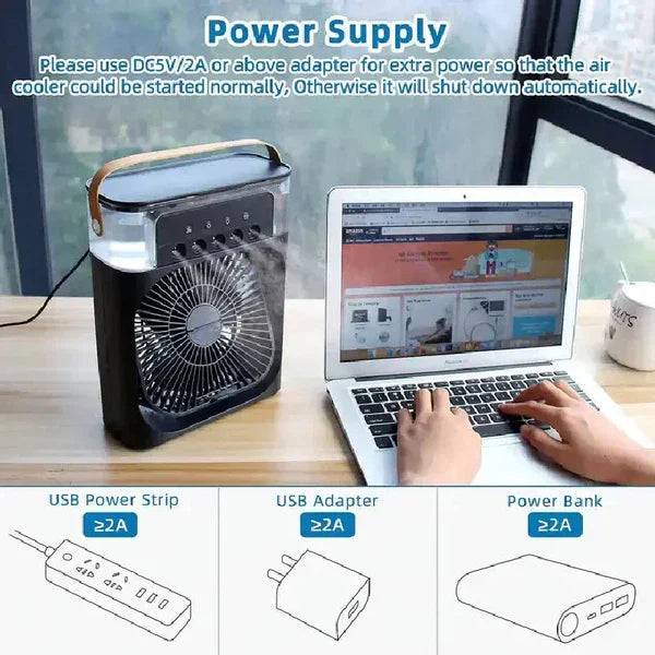 HAYYAT ™Mini Air Coolerهيكساليفينغ™ ميني مكيف الهواء المحمول